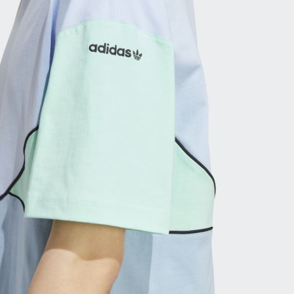 Adidas Adicolor Season Archive Tee Bleu Aube