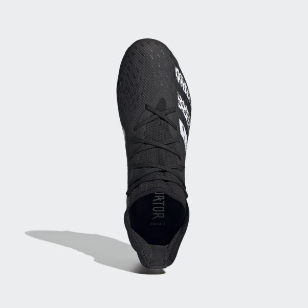 Predator Freak.3 Chaussures De Football Pour Terrain Sec Noir Adidas