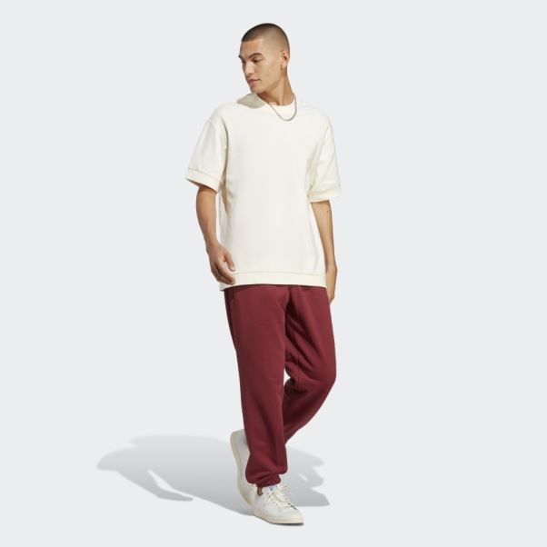 Adidas Adicolor Contempo Jogging En Tissu éponge Rouge