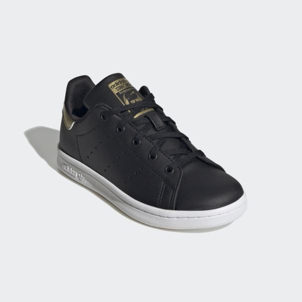 Chaussures Adidas Stan Smith Mode Or Métallique