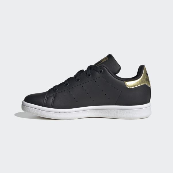 Chaussures Adidas Stan Smith Mode Or Métallique