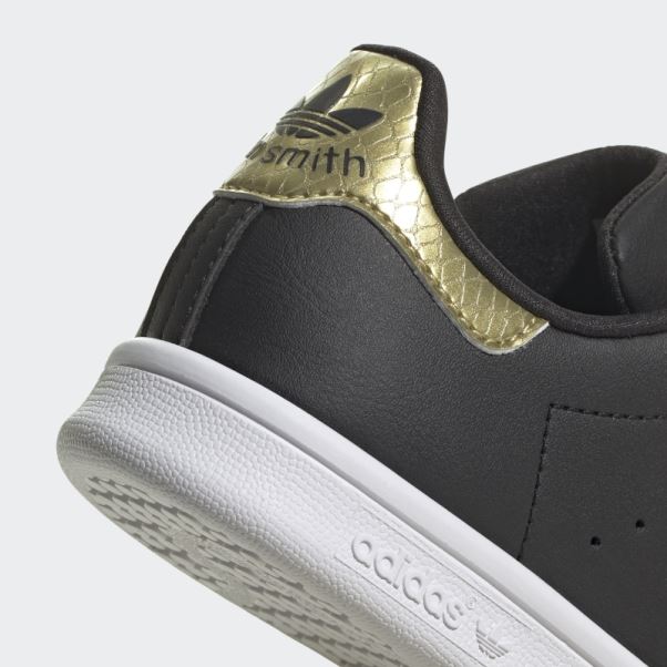 Chaussures Adidas Stan Smith Mode Or Métallique