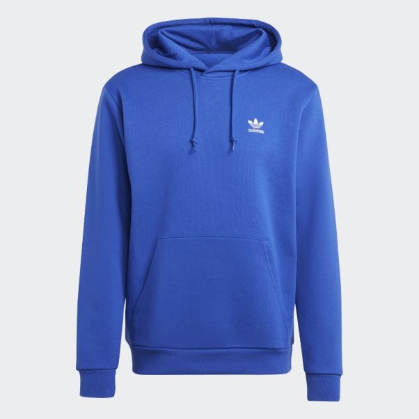 Sweat à Capuche Essentiel Trèfle Bleu Adidas