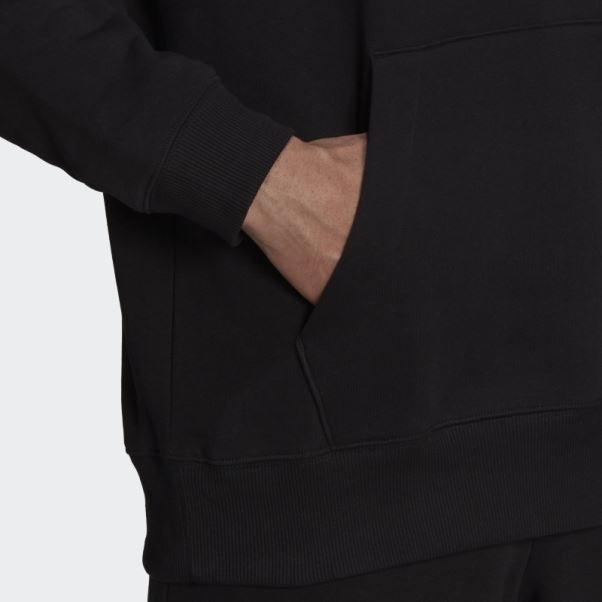 Sweat à Capuche à épaules Tombantes En Molleton De Coton Essentials Feelvivid Adidas Noir