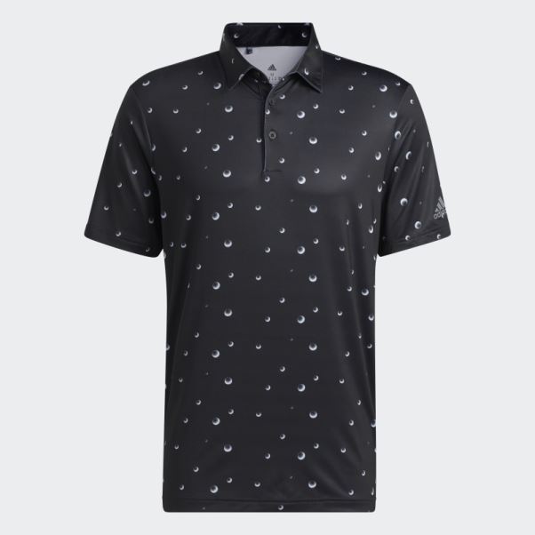 Polo Noir Imprimé Adidas Ultimate365