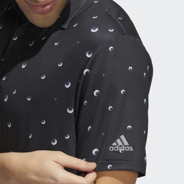 Polo Noir Imprimé Adidas Ultimate365