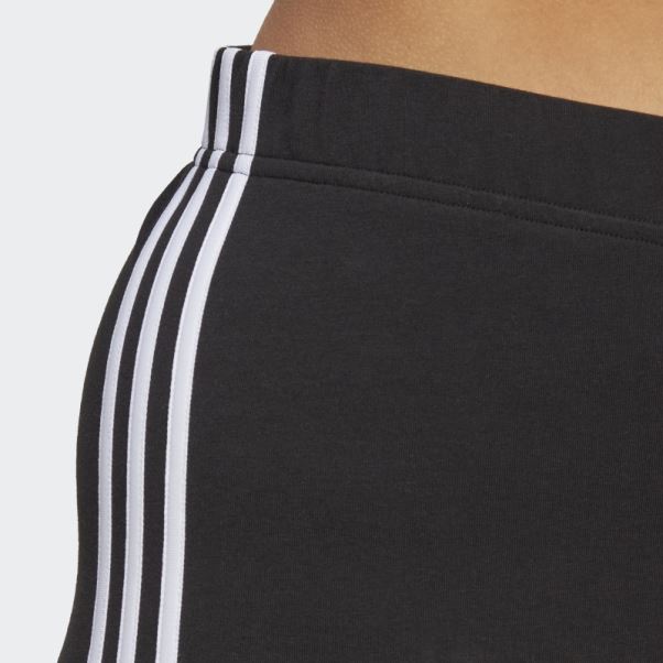 Adidas Short Cycliste 3 Bandes Essentials Noir