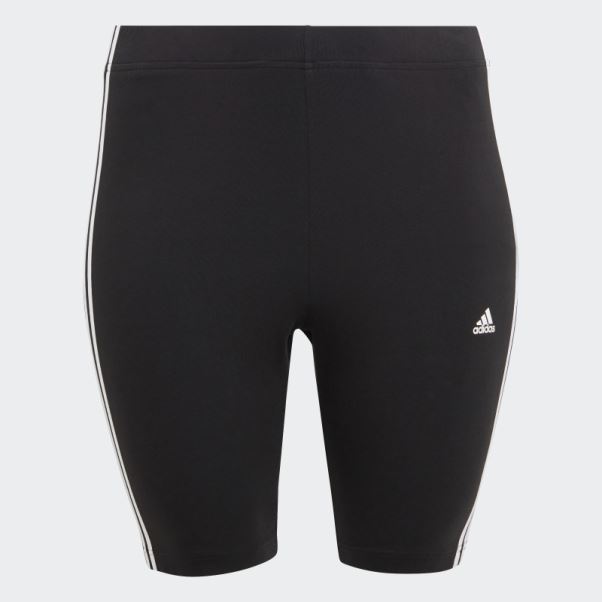 Short De Vélo Adidas Essentials 3-stripes (grande Taille) Blanc