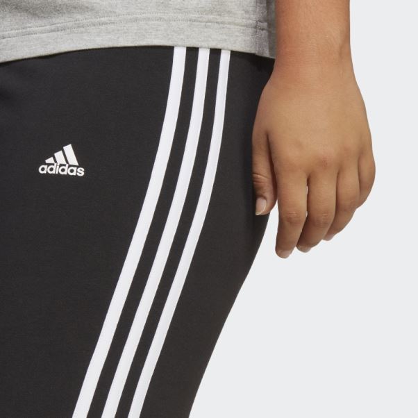 Short De Vélo Adidas Essentials 3-stripes (grande Taille) Blanc
