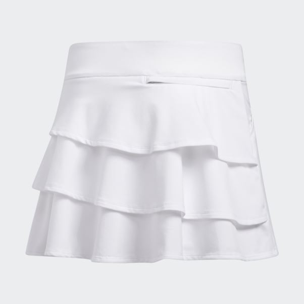 Jupe Courte à Volants Adidas Blanche
