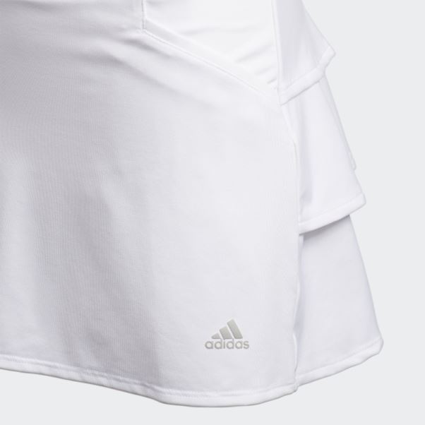 Jupe Courte à Volants Adidas Blanche