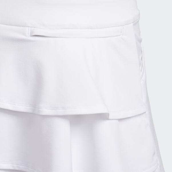 Jupe Courte à Volants Adidas Blanche