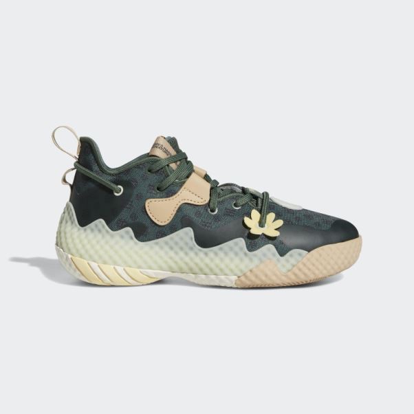 Durcir Vol. 6 Chaussures De Basket Adidas Vert Oxyde
