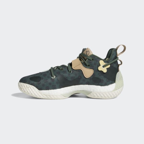 Durcir Vol. 6 Chaussures De Basket Adidas Vert Oxyde