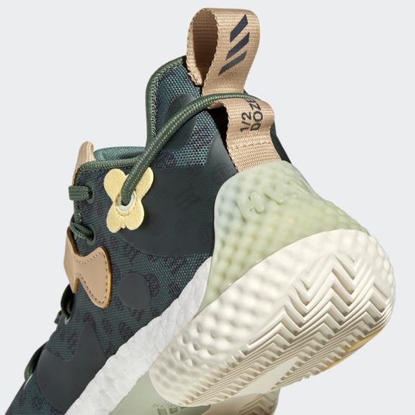 Durcir Vol. 6 Chaussures De Basket Adidas Vert Oxyde