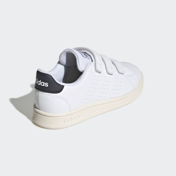 Chaussures à Scratch Adidas Avantage Court Lifestyle Blanches