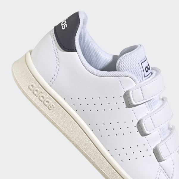 Chaussures à Scratch Adidas Avantage Court Lifestyle Blanches