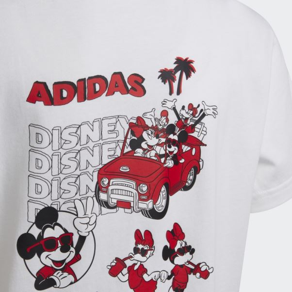 Tee Shirt Adidas Disney Mickey Et Ses Amis Blanc Fashion