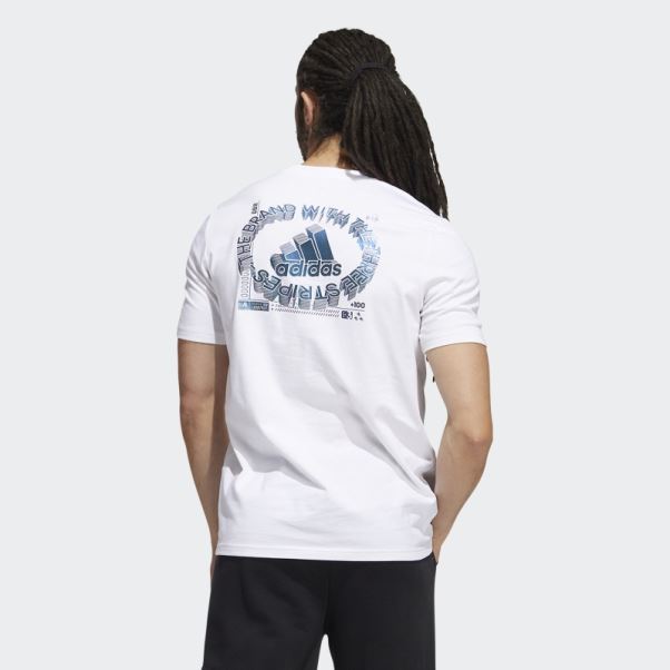 T-shirt Graphique Gaming Color-shift Blanc Adidas