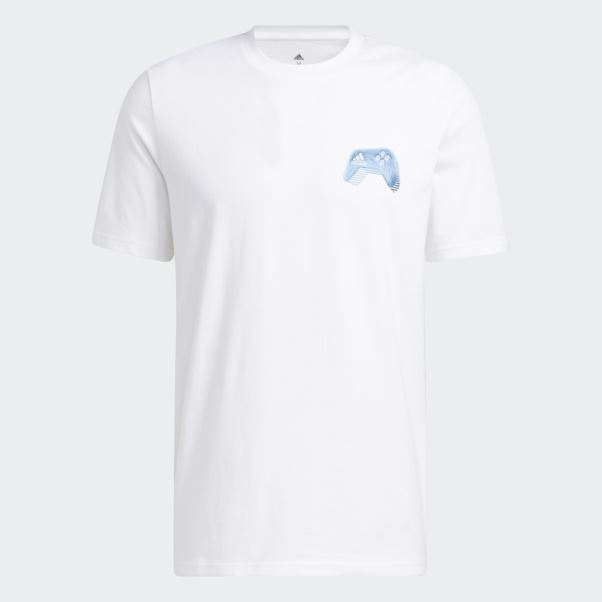T-shirt Graphique Gaming Color-shift Blanc Adidas