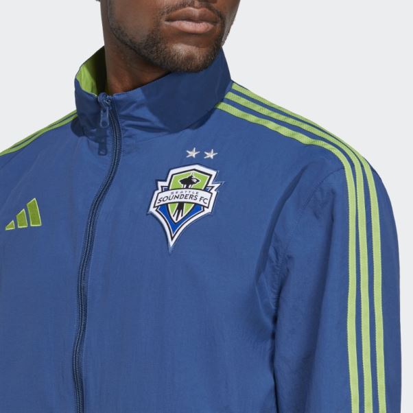 Adidas Seattle Sounders Fc Anthem Veste Mystery Bleu