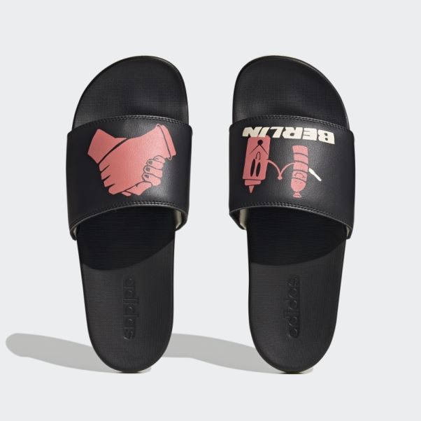 Adidas Sandales Adilette Confort Teinte écru