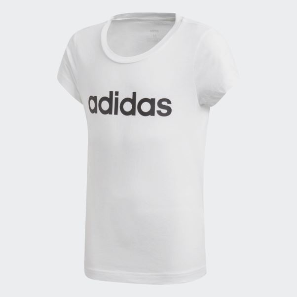 T-shirt Essentials Linear Adidas Blanc