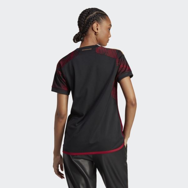 Maillot Adidas Allemagne 22 Extérieur Noir
