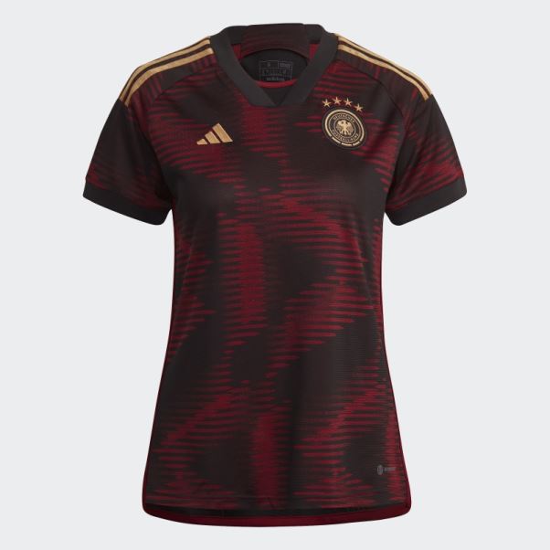 Maillot Adidas Allemagne 22 Extérieur Noir