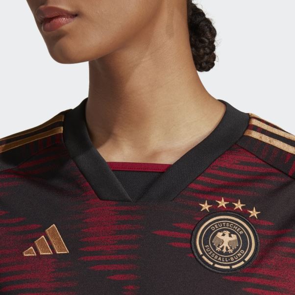 Maillot Adidas Allemagne 22 Extérieur Noir