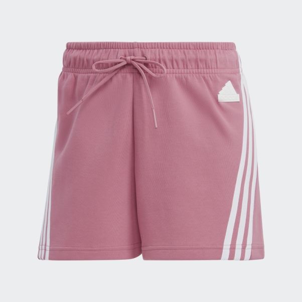 Short Adidas Future Icon à 3 Bandes Rose