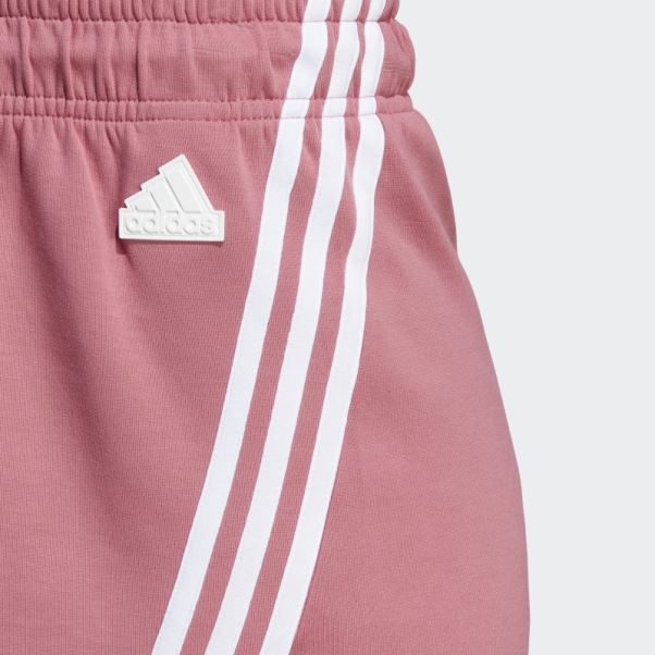 Short Adidas Future Icon à 3 Bandes Rose