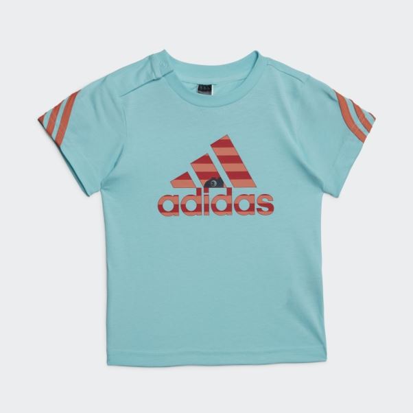Ensemble T-shirt Et Pantalon Adidas X Classic Lego Aqua Hot