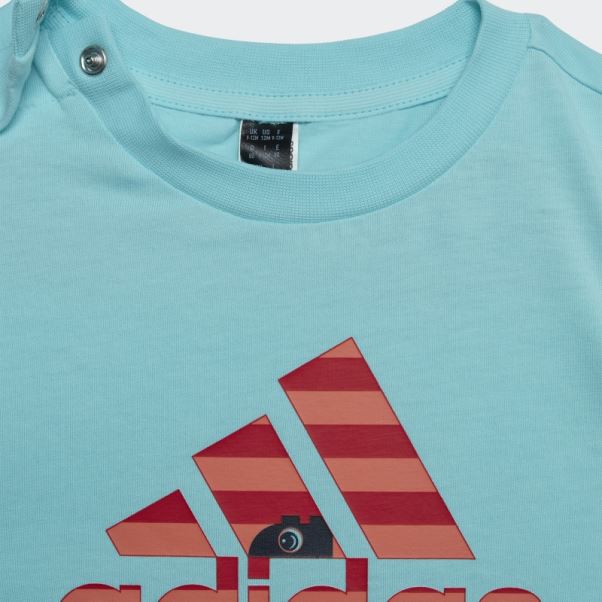 Ensemble T-shirt Et Pantalon Adidas X Classic Lego Aqua Hot
