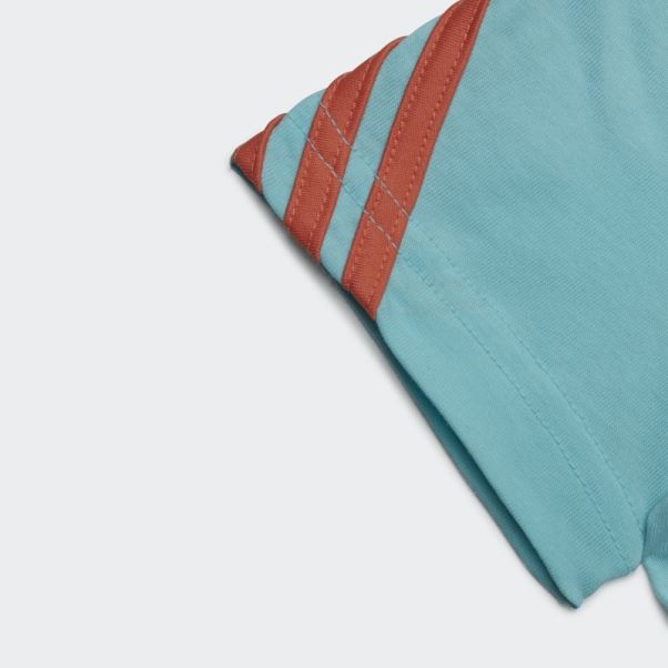 Ensemble T-shirt Et Pantalon Adidas X Classic Lego Aqua Hot