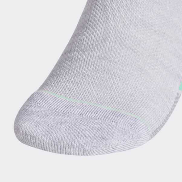 Chaussettes Invisibles Adidas Superlite Stripe Gris Clair 3 Paires