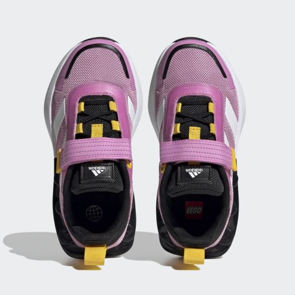 Orchidée Adidas X Lego Tech Rnr Chaussures à Lacets élastiques Et Sangle Supérieure