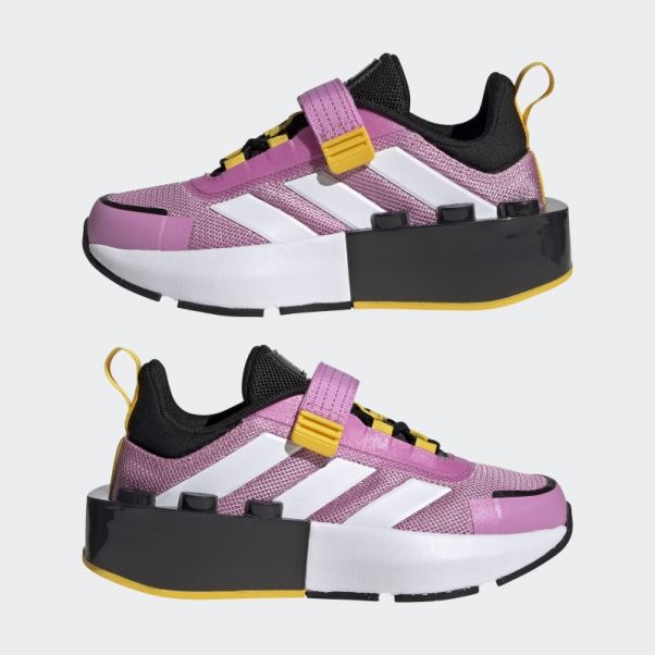 Adidas X Lego Tech Rnr Chaussures à Lacets élastiques Orchidée