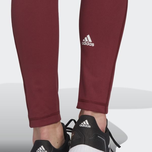 Legging Taille Haute Adidas Yoga Essentials Rouge