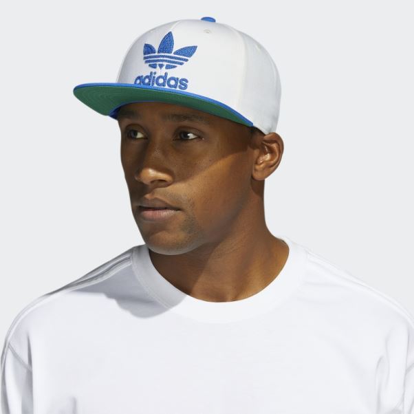Adidas Trèfle Snapback Chapeau Oiseau Bleu