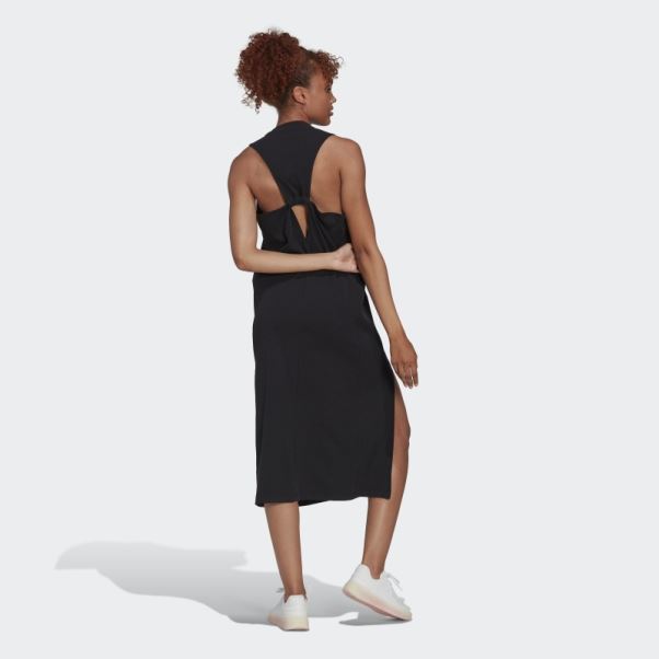 Robe Côtelée Adidas Noir