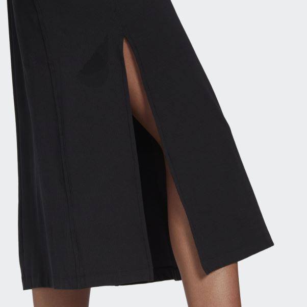 Robe Côtelée Adidas Noir