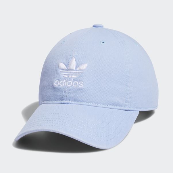 Adidas Bonnet Décontracté à Bride Arrière Bleu Aube