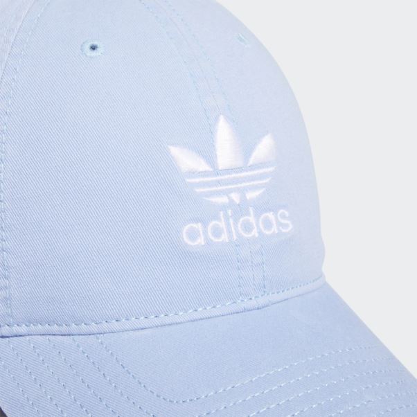 Adidas Bonnet Décontracté à Bride Arrière Bleu Aube