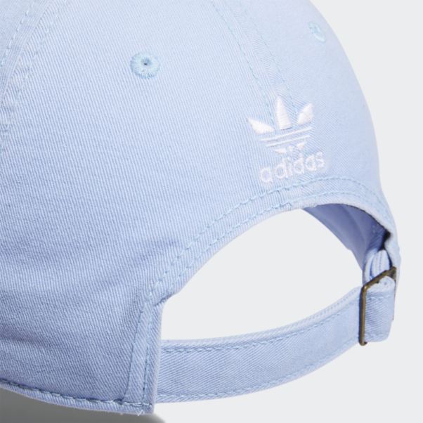 Adidas Bonnet Décontracté à Bride Arrière Bleu Aube