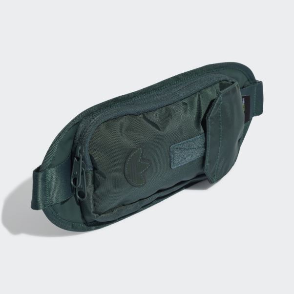 Sac Banane Adidas Adicolor Contempo Vert Minéral