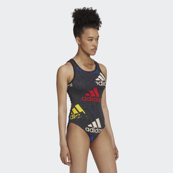 Body à Logo Multicolore Carbon Essentials Adidas