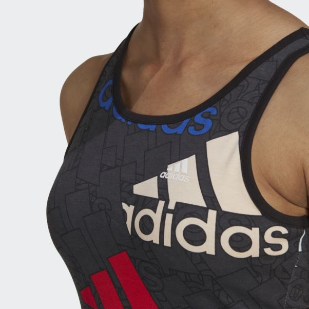 Body à Logo Multicolore Carbon Essentials Adidas