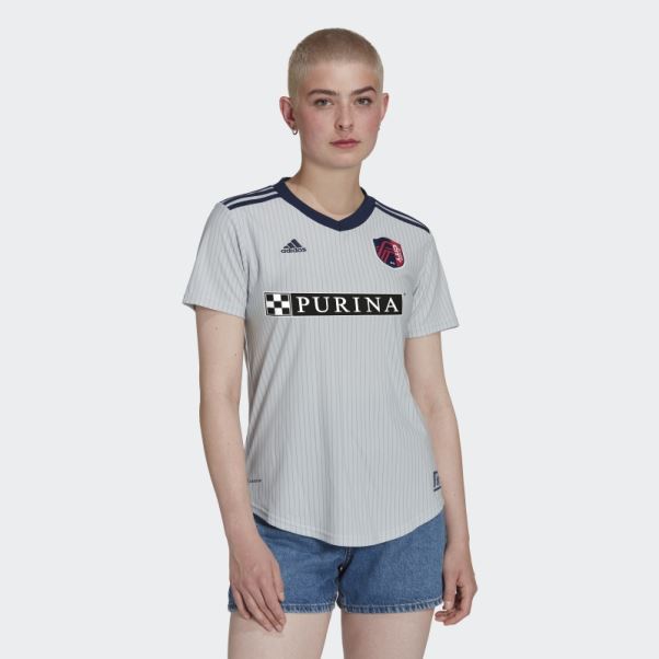Gris St. Maillot Louis City Sc 23 Extérieur Adidas