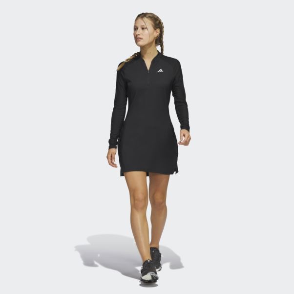 Robe De Golf Manches Longues Adidas Noir